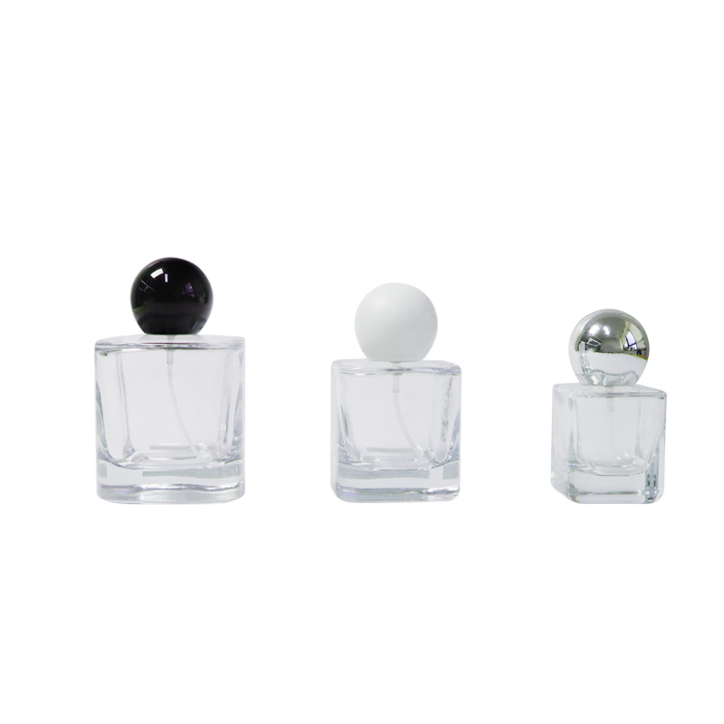 30ml 50ml 100ml Botol Parfum Kaca Bawah Tebal Persegi Transparan