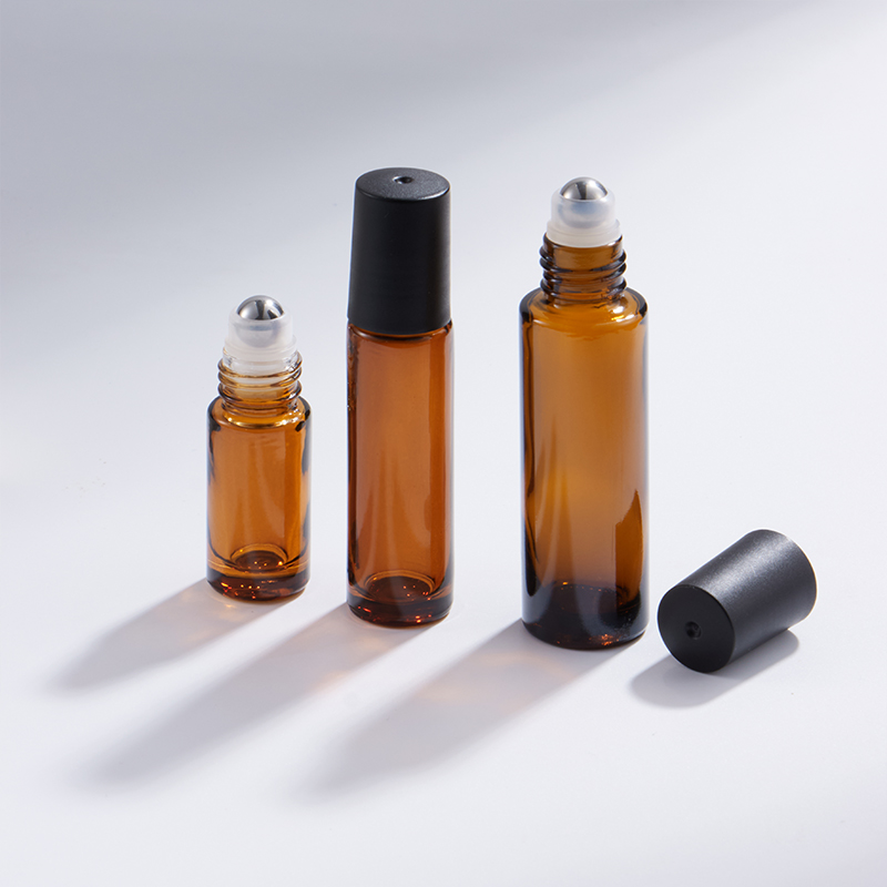 Botol Kaca Amber Roll-On 5ml 10ml 15ml